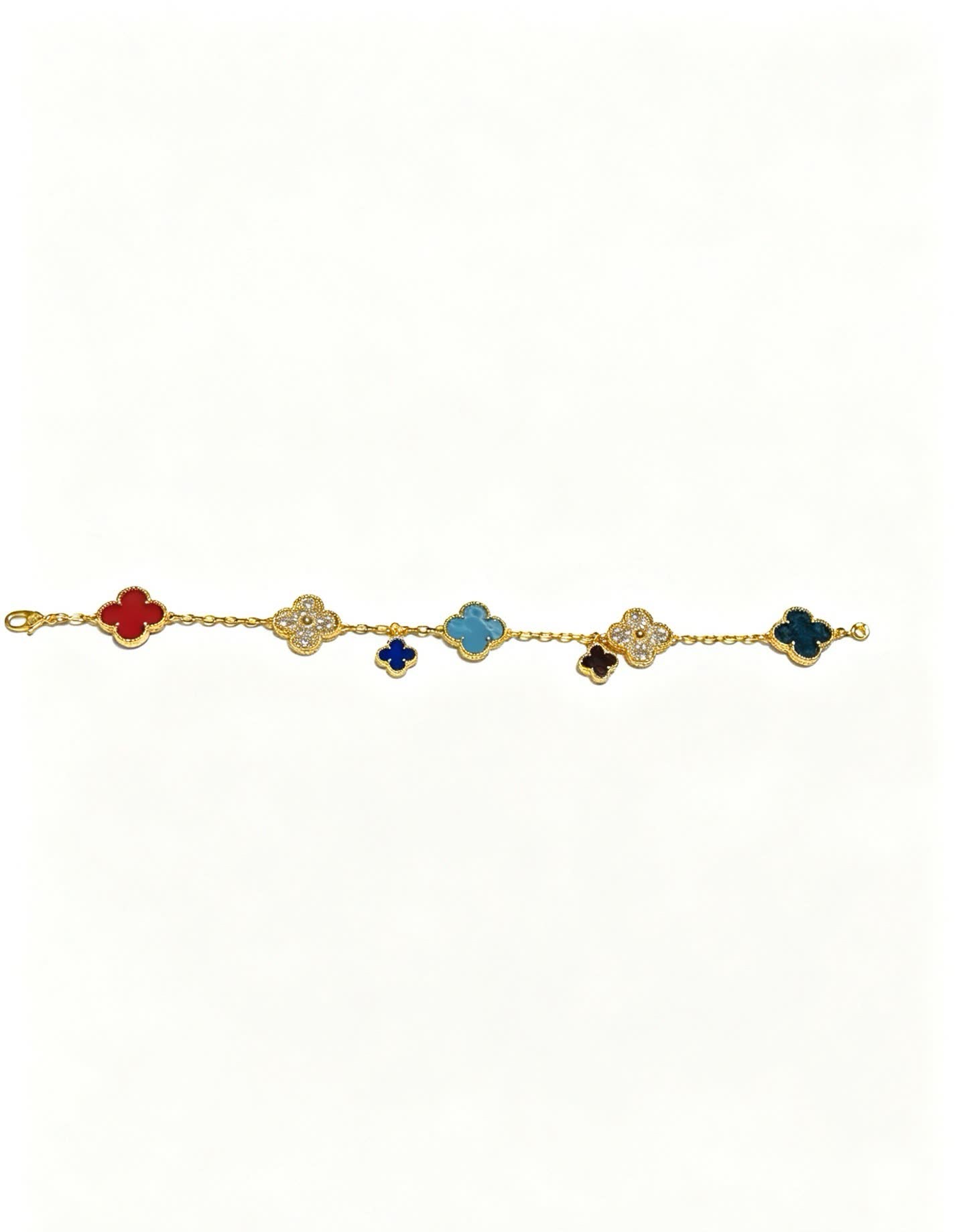 Van Cleef & Arpels Alhambra Multicolor Enamel Bracelet